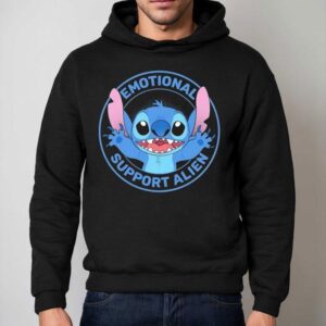 Stitch Emotional Support Alien Hoodie