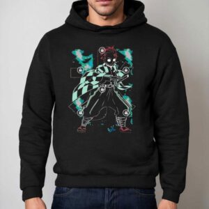 Tanjiro Kamado From Demon Slayer Kimetsu No Yaiba Hoodie