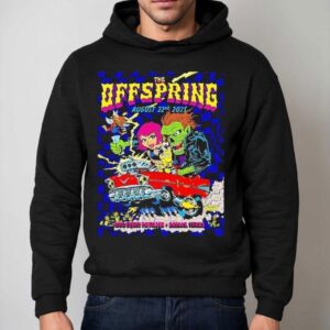 The Offspring Concert Dos Equis Pavilion, Dallas, Texas Tour Aug 22, 2025 Tour Shirt 2 The Offspring Concert Dos Equis Pavilion Dallas Texas Tour Aug Tour Hoodie
