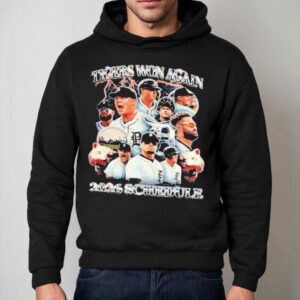 Tigers Won Again 2026 Baseball Player Lighting Shirt 2 Tigers Won Again Baseball Player Lighting Hoodie