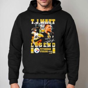 Tj Watt Legend Pittsburgh Slers Football Signature Hoodie