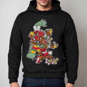 Top Tepeyolohtli Jaguar Tezcatlipoca Hoodie