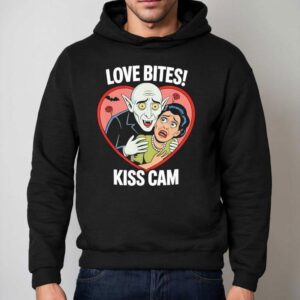 Vampire Love Bites Kiss Cam Parody Halloween Hoodie