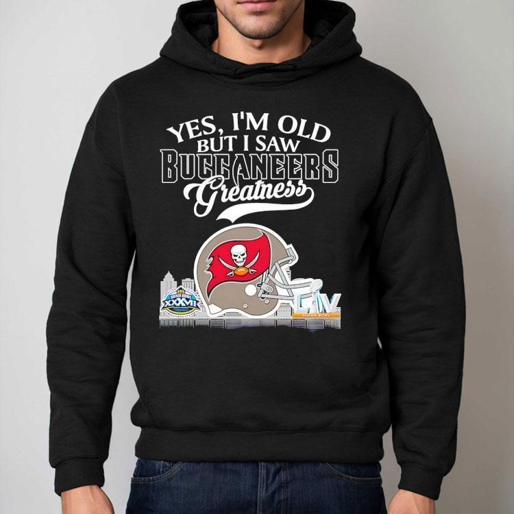 Yes I’m Old But I Saw Tampa Bay Buccaneers Greatness Super Bowl City Skyline Shirt Yes I’m Old But I Saw Tampa Bay Buccaneers Greatness Super Bowl City Skyline Shirt