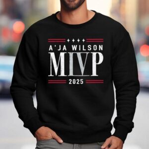 A'ja Wilson Iv Mvp Las Vegas Aces 2025 Shirt 3 A Ja Wilson Iv Mvp Las Vegas Aces Sweatshirt