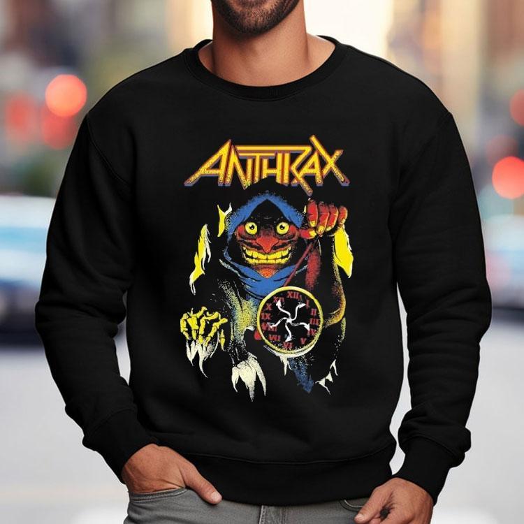 Anthrax Persistence Of Time Not Death Shirt Anthrax Persistence Of Time Not Death Shirt