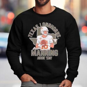 Arch Manning Hook Em Texas Longhorns Football Sweatshirt