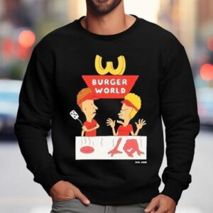 Beavis And Butt Head Burger World Cartoon Sweatshirt