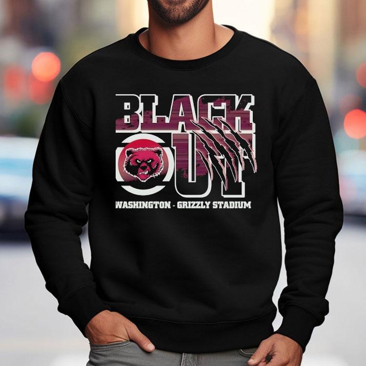 Blackout Washington Grizzly Stadium Shirt Blackout Washington Grizzly Stadium Shirt