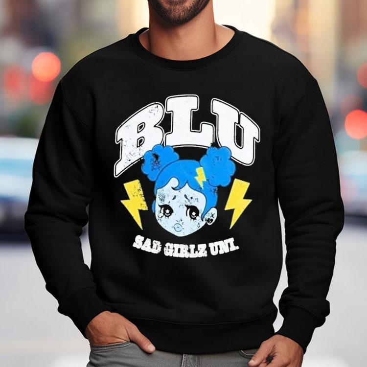 Blu Sad Girlz Uni Boyfriend Shirt Blu Sad Girlz Uni Boyfriend Shirt
