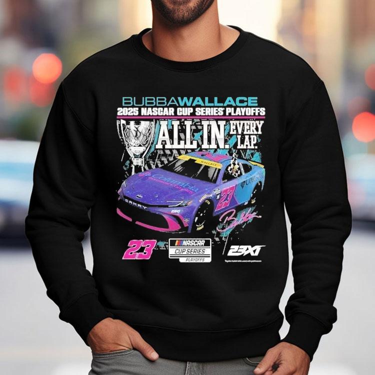 Bubba Wallace 23xi Racing 2025 Nascar Cup Series Playoffs Columbia Shirt Bubba Wallace 23xi Racing 2025 Nascar Cup Series Playoffs Columbia Shirt