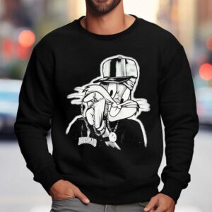 Bugs Bunny Hoesmad Rhinestone Looney Tunes Shirt 3 Bugs Bunny Hoesmad Rhinestone Looney Tunes Sweatshirt