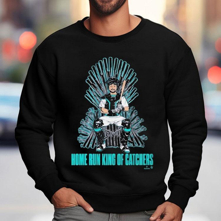 Cal Raleigh Home Run King Of Catchers Shirt Cal Raleigh Home Run King Of Catchers Shirt