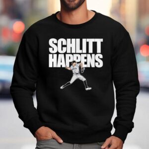 Cam Schlittler Happens New York Yankees Baseball Shirt 3 Cam Schlittler Happens New York Yankees Baseball Sweatshirt