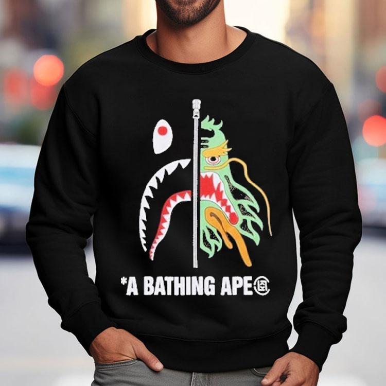 Camo Shark A Bathing Ape Shirt Camo Shark A Bathing Ape Shirt
