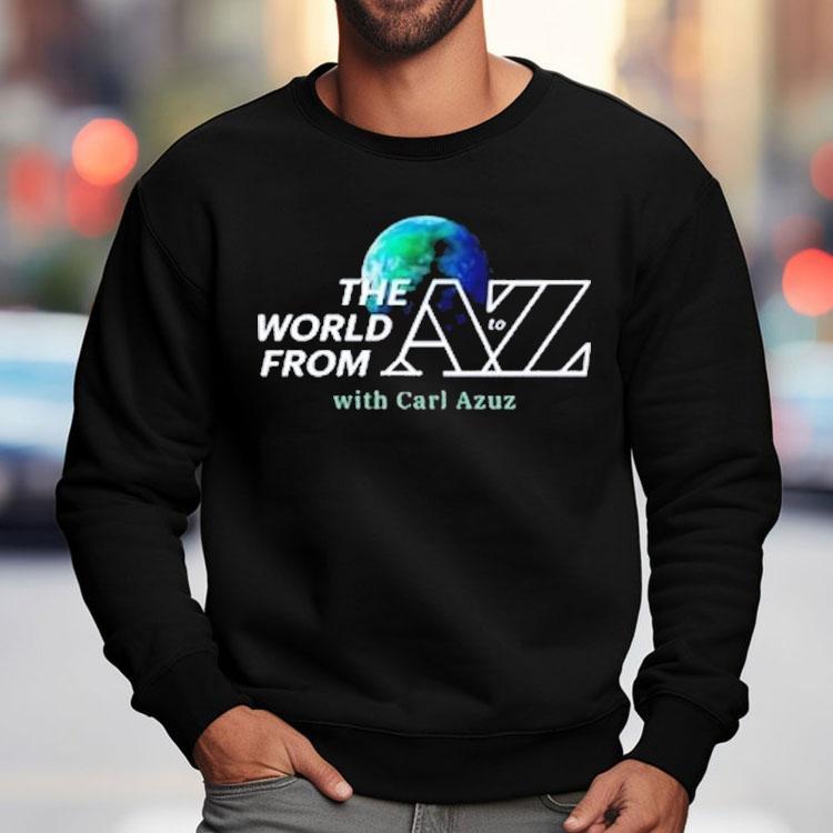 Carl Azuz The World From To Az Logo Shirt Carl Azuz The World From To Az Logo Shirt