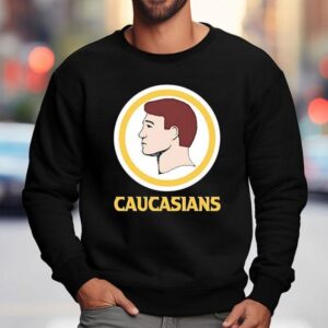 Caucasians Style Washington Commanders Logo Parody Shirt 3 Caucasians Style Washington Commanders Logo Parody Sweatshirt