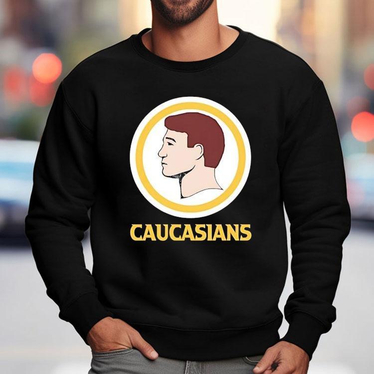 Caucasians Style Washington Commanders Logo Parody Shirt Caucasians Style Washington Commanders Logo Parody Shirt