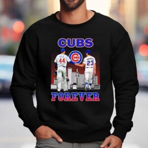 Chicago Cubs City Skyline Rizzo And Sandberg Forever Signatures Shirt 3 Chicago Cubs City Skyline Rizzo And Sandberg Forever Signatures Sweatshirt