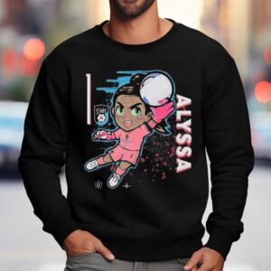 Chicago Stars Alyssa Naeher Caricature Shirt 3 Chicago Stars Alyssa Naeher Caricature Sweatshirt