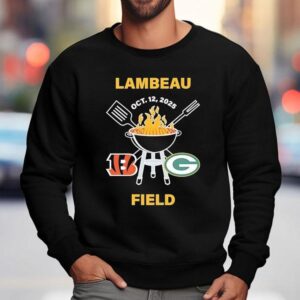 Cincinnati Bengals Vs Green Bay Packers Lambeau Field 2025 Shirt 3 Cincinnati Bengals Vs Green Bay Packers Lambeau Field Sweatshirt