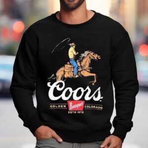 Coors Banquet Rodeo Cowboy Est Sweatshirt