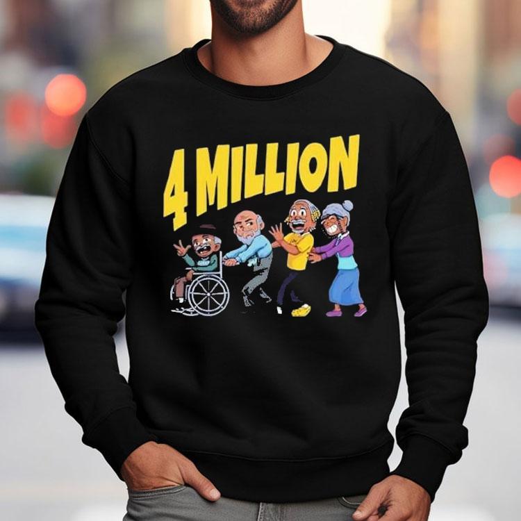 D’aydrian Harding 4 Million Subscribers Wheelchair Shirt D’aydrian Harding 4 Million Subscribers Wheelchair Shirt