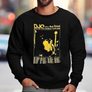 Djo With Post Animal Back On You World Tour 2025 Shirt 3 Djo With Post Animal Back On You World Tour Sweatshirt
