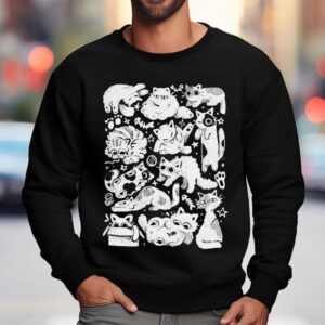 Eduardo Ely Fluffy Overolad Shirt 3 Eduardo Ely Fluffy Overolad Sweatshirt