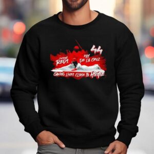Elly De La Cruz Saving Lives Close To Home Cincinnati Reds Baseball Shirt 3 Elly De La Cruz Saving Lives Close To Home Cincinnati Reds Baseball Sweatshirt