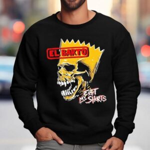 Exbarted El Barto Eat My Shorts Skull Shirt 3 Exbarted El Barto Eat My Shorts Skull Sweatshirt