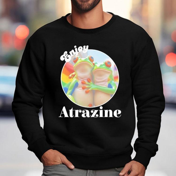 Frog Couple Enjoy Atrazine Shirt Frog Couple Enjoy Atrazine Shirt