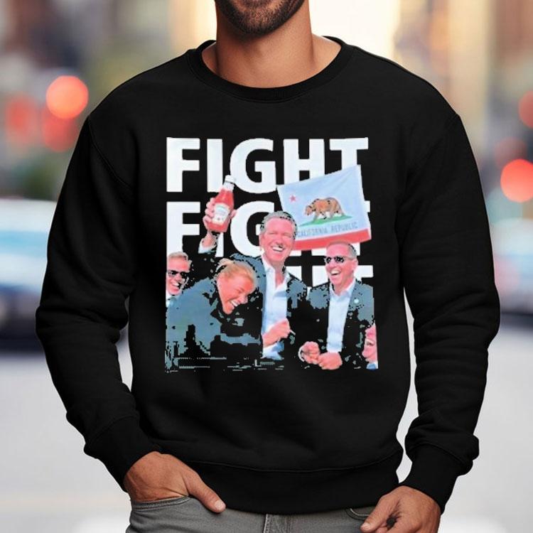 Gavin Newsom Fight Fight Fight California Republic Shirt Gavin Newsom Fight Fight Fight California Republic Shirt