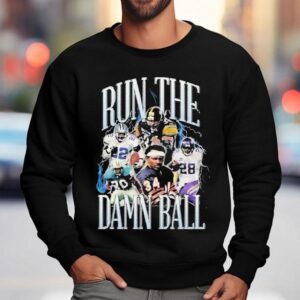 Green Bay Packers Chicago Bears Dallas Cowboys Minnesota Vikings Run The Damn Ball Shirt 3 Green Bay Packers Chicago Bears Dallas Cowboys Minnesota Vikings Run The Damn Ball Sweatshirt
