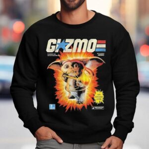 Gremlins G I Zmo To Survive War You Gotta Become War Battle Ready Gizmo With Boom Boom Action Sweatshirt