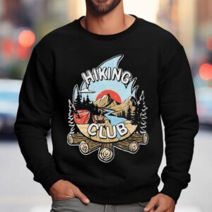 Hike Camp Climb Hiking Club Camping Sweatshirt