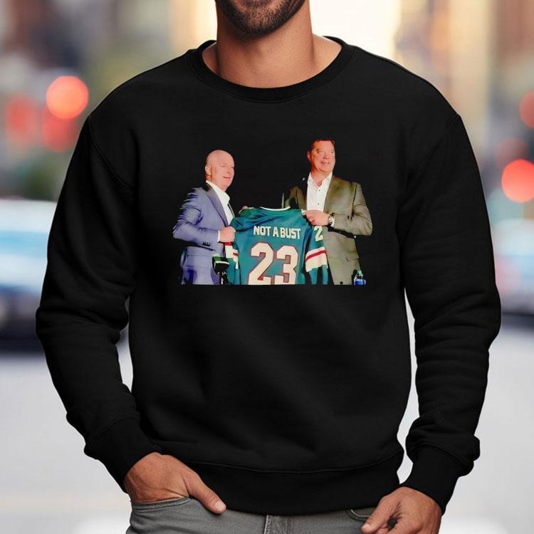 John Hynes Coach Not A Bust Marco Rossi Minnesota Wild Hockey Shirt John Hynes Coach Not A Bust Marco Rossi Minnesota Wild Hockey Shirt