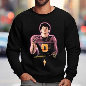 Jordyn Tyson Arizona State Sun Devils Portrait Shirt 3 Jordyn Tyson Arizona State Sun Devils Portrai Sweatshirt