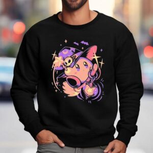 Kirby Pink And Magical Sweatshirt