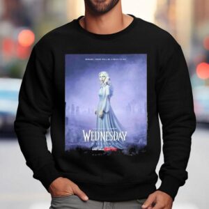 Lady Gaga Movie On Netflix On September Wednesday Season Gothic Sweatshirt