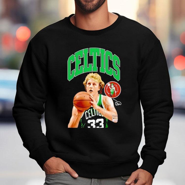 Larry Bird Boston Celtics Basketball Signature Shirt Larry Bird Boston Celtics Basketball Signature Shirt