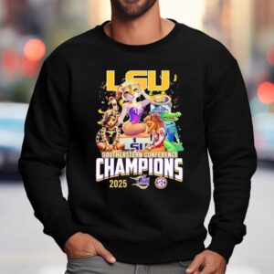 Lsu Tigers Southeastern Conference Champions 2025 Shirt 3 Lsu Tigers Southeastern Conference Champions Sweatshirt
