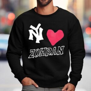 Ny Love Zohran Mamdani New York Sweatshirt