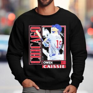 Owen Caissie Chicago Cubs Card Shirt 3 Owen Caissie Chicago Cubs Card Sweatshirt