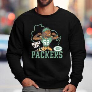 Rashan Gary Green Bay Packers Football Signature Sweatshirt