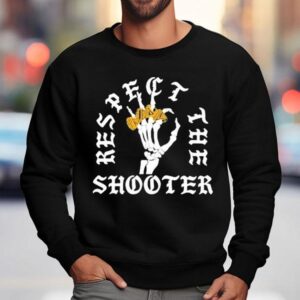 Respect The Shooter Skeleton Rings Sweatshirt