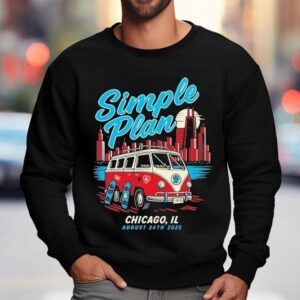Simple Plan Tour Chicago Il Sweatshirt