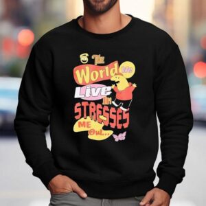 Smiling Friends The World We Live In Stresses Me Ou Sweatshirt