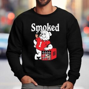 Smoked Georgia Bulldogs Beat Tennessee Volunrs Masco Sweatshirt