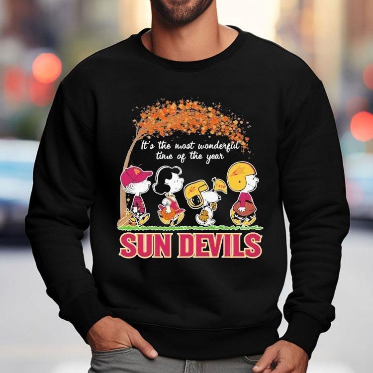 Snoopy The Peanuts Arizona State Sun Devils It’s The Most Wonderful Time Of The Year Shirt Snoopy The Peanuts Arizona State Sun Devils It’s The Most Wonderful Time Of The Year Shirt